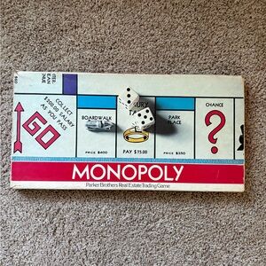 1970 Monopoly Board Game